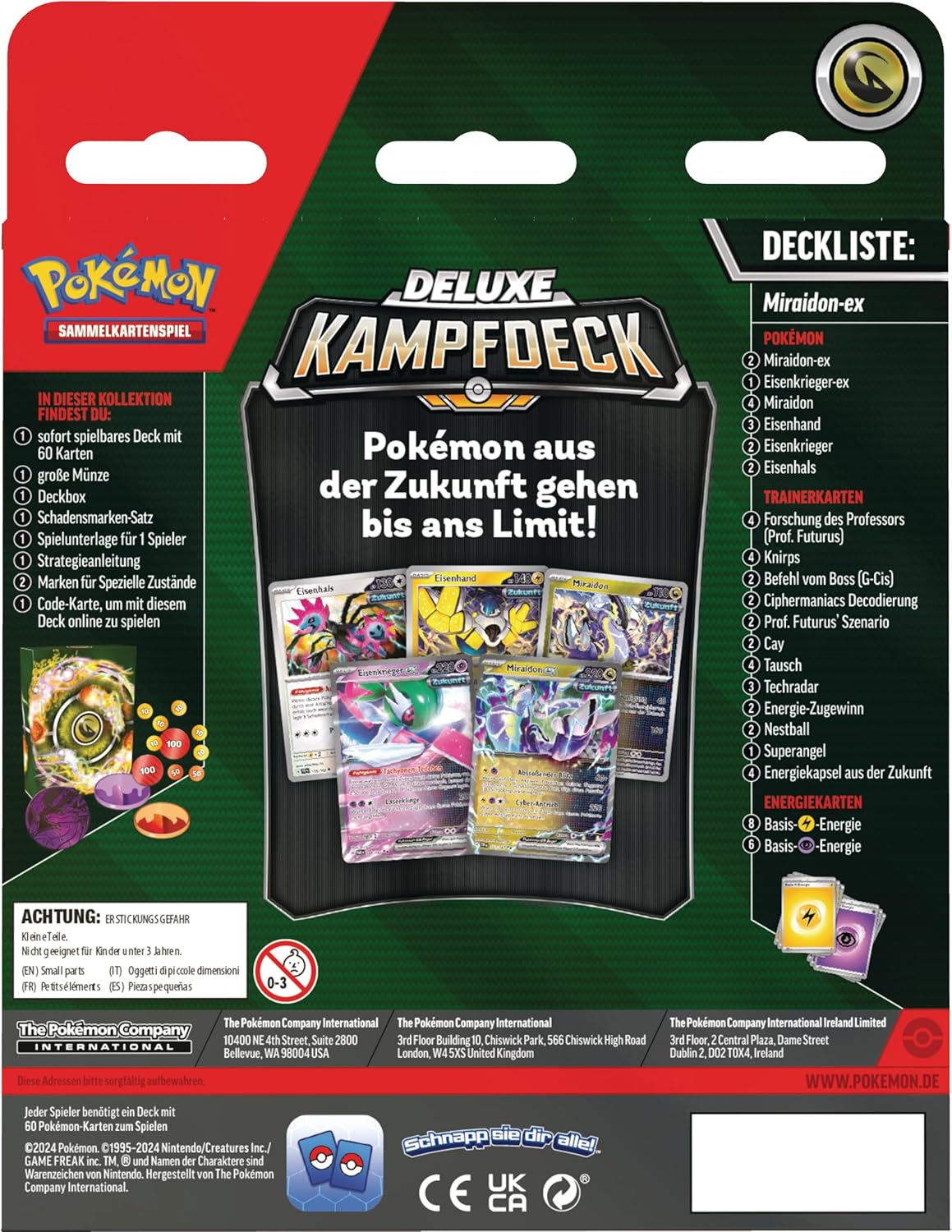 Pokémon Deluxe-Kampfdeck – Miraidon-ex