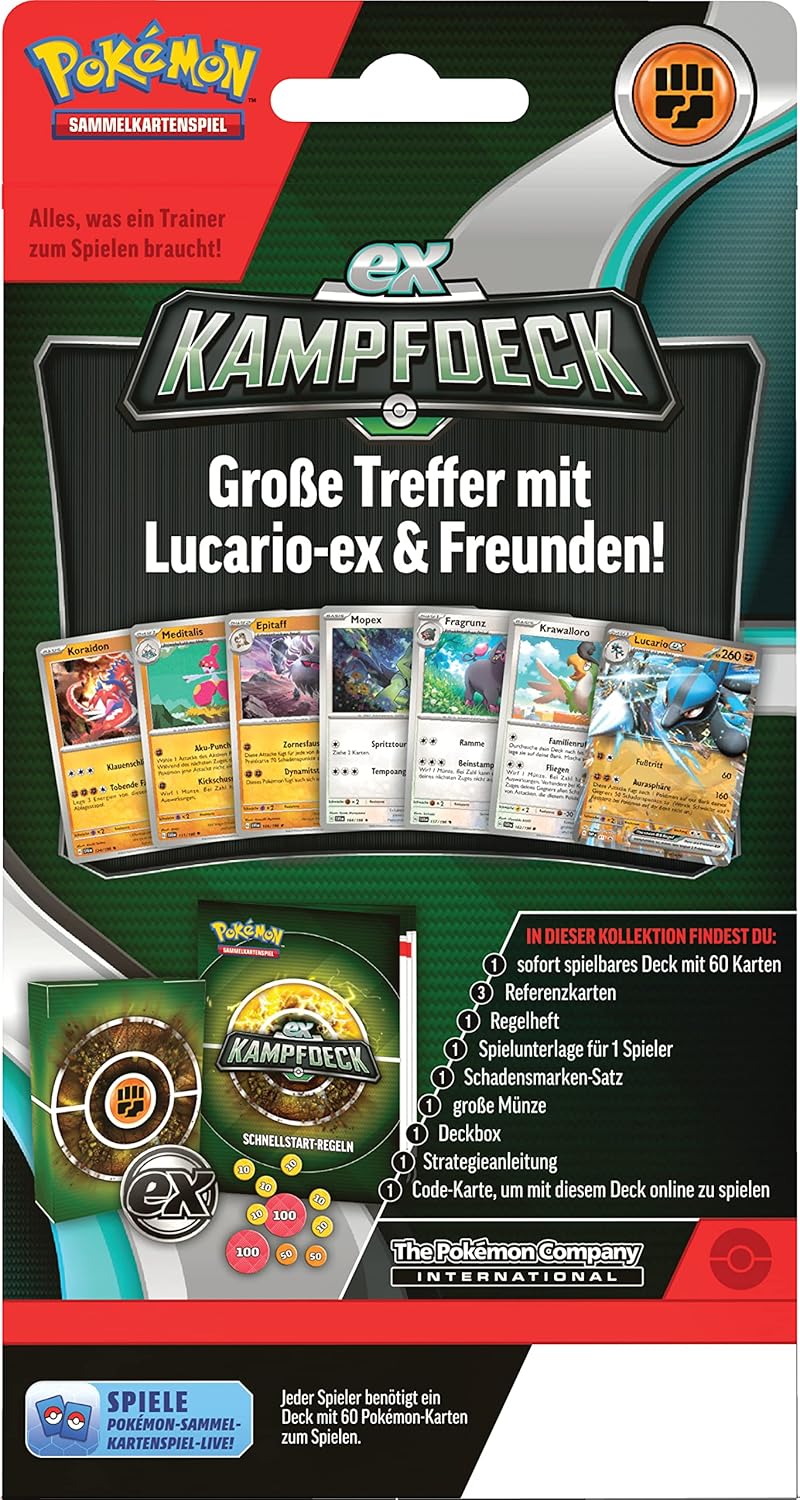 Pokémon Kampfdeck – Lucario-ex