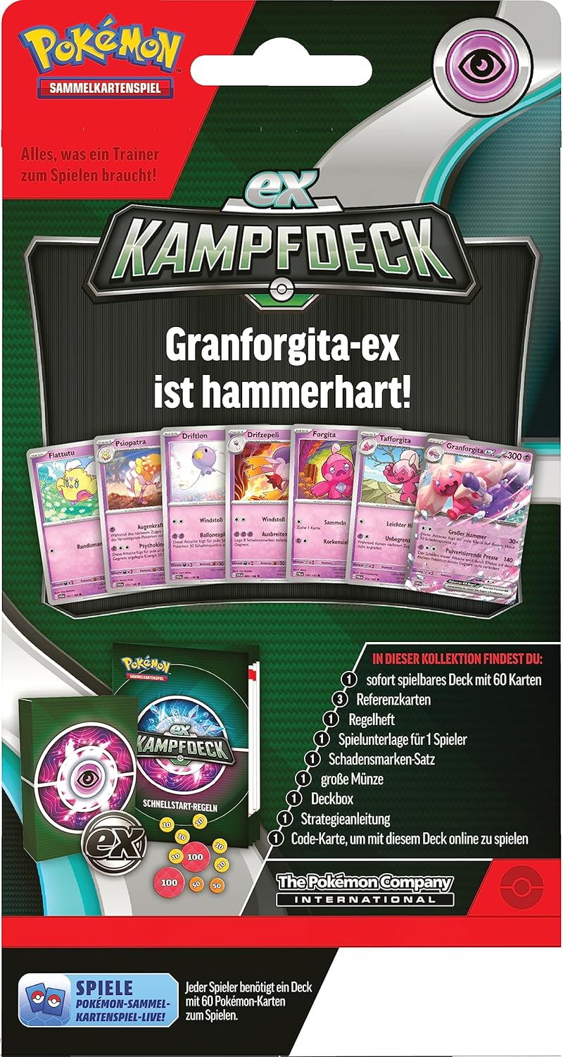 Pokémon Kampfdeck – Granforgita-ex