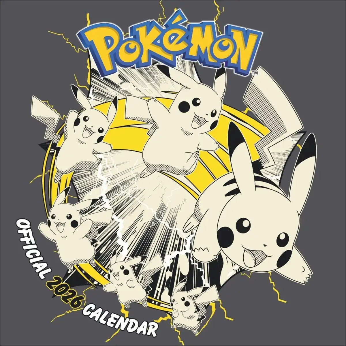 Danilo Broschurkalender 2026 – Pokémon (30,5 × 30,5 cm)