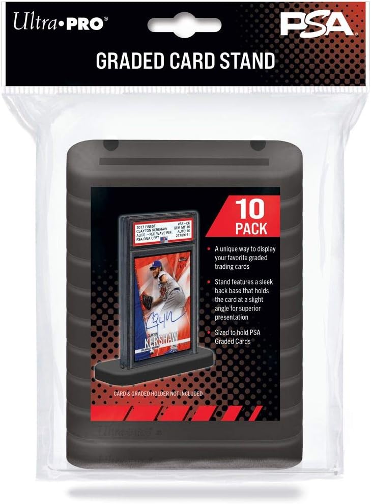 Ultra Pro – PSA Graded Card Stands (Black, 10er-Pack)