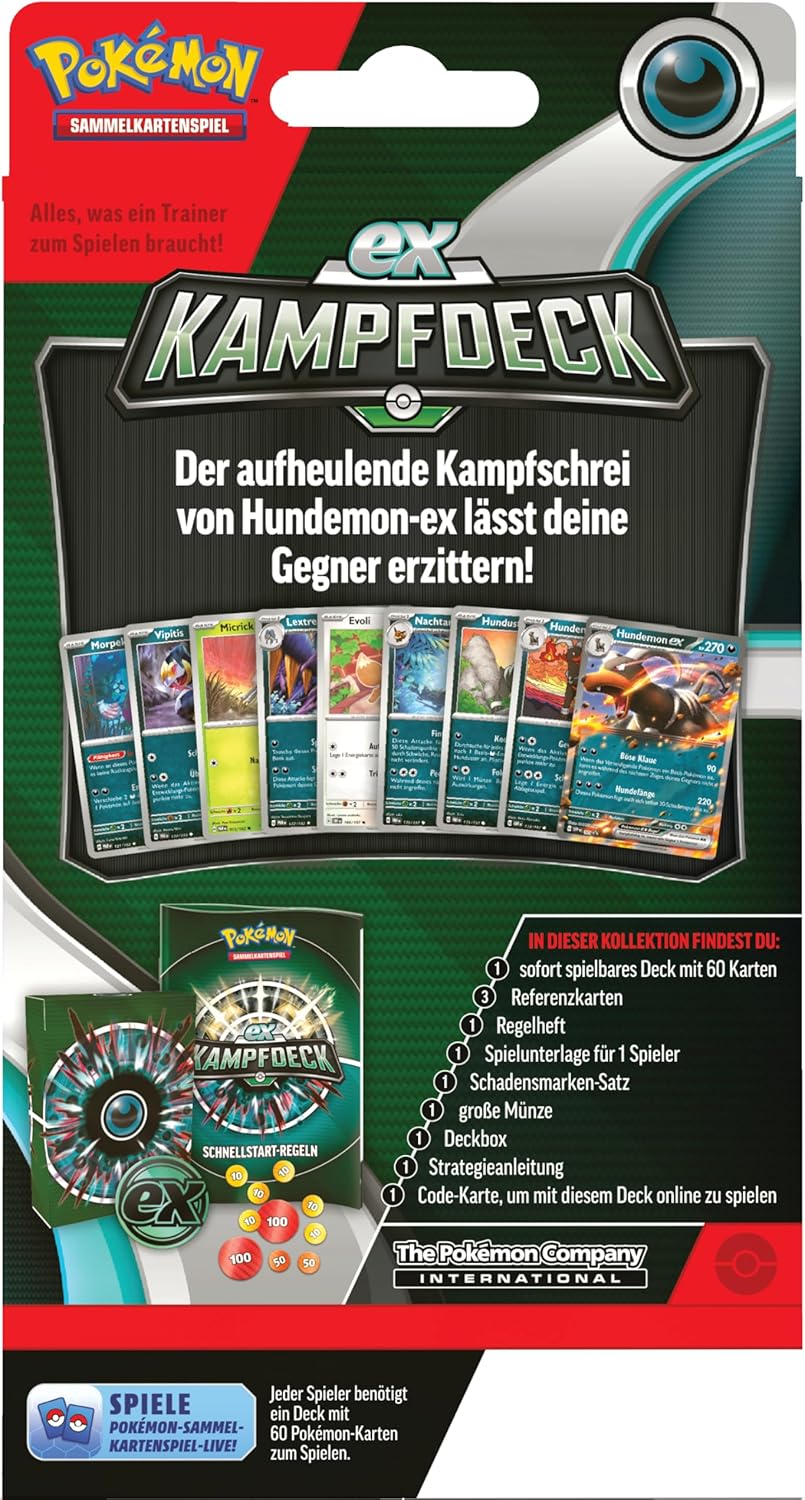 Pokémon Kampfdeck – Hundemon-ex