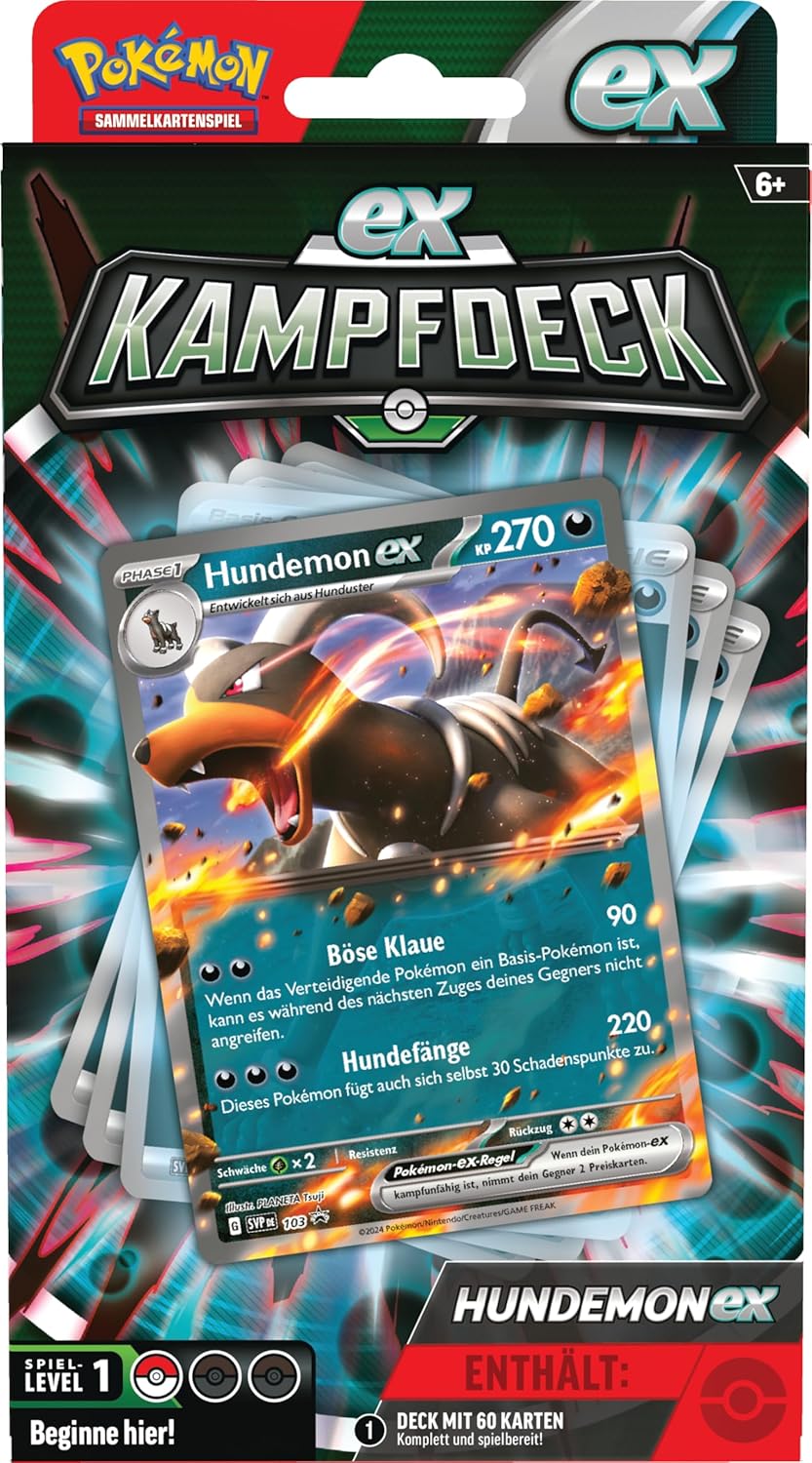 Pokémon Kampfdeck – Hundemon-ex