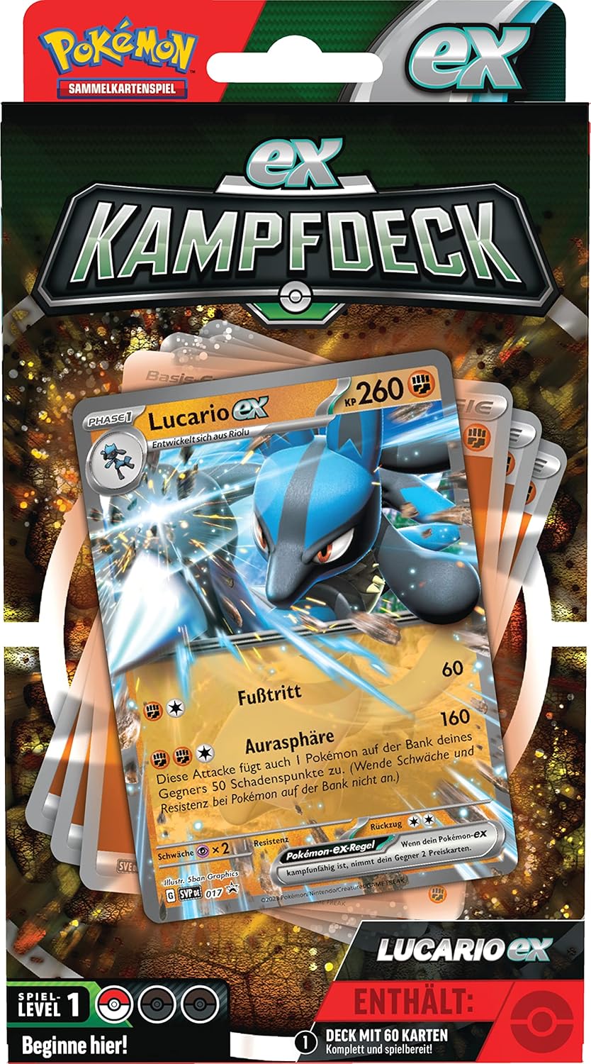 Pokémon Kampfdeck – Lucario-ex
