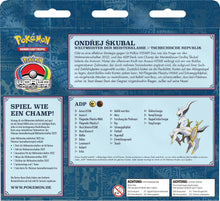 Pokémon Weltmeisterschaftsdeck 2022 – Ondřej Škubal (Arceus VSTAR Deck)