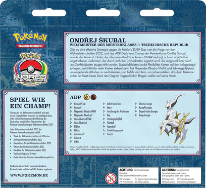 Pokémon Weltmeisterschaftsdeck 2022 – Ondřej Škubal (Arceus VSTAR Deck)