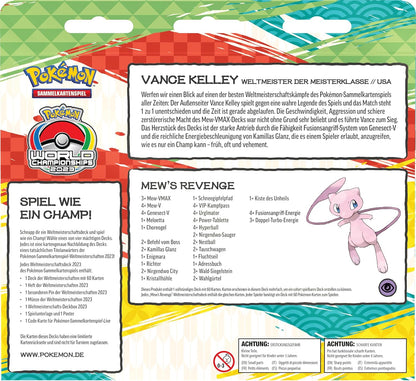 Pokémon-Sammelkartenspiel: Weltmeisterschaftsdeck 2023 – Vance Kelley