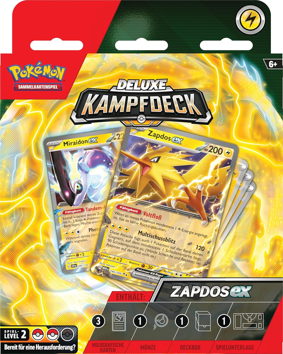 Pokémon Deluxe-Kampfdeck – Zapdos-ex