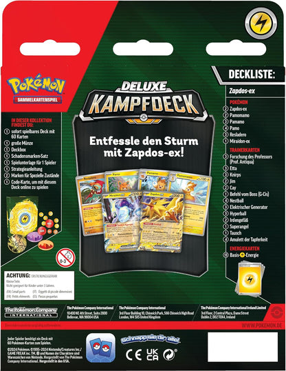 Pokémon Deluxe-Kampfdeck – Zapdos-ex