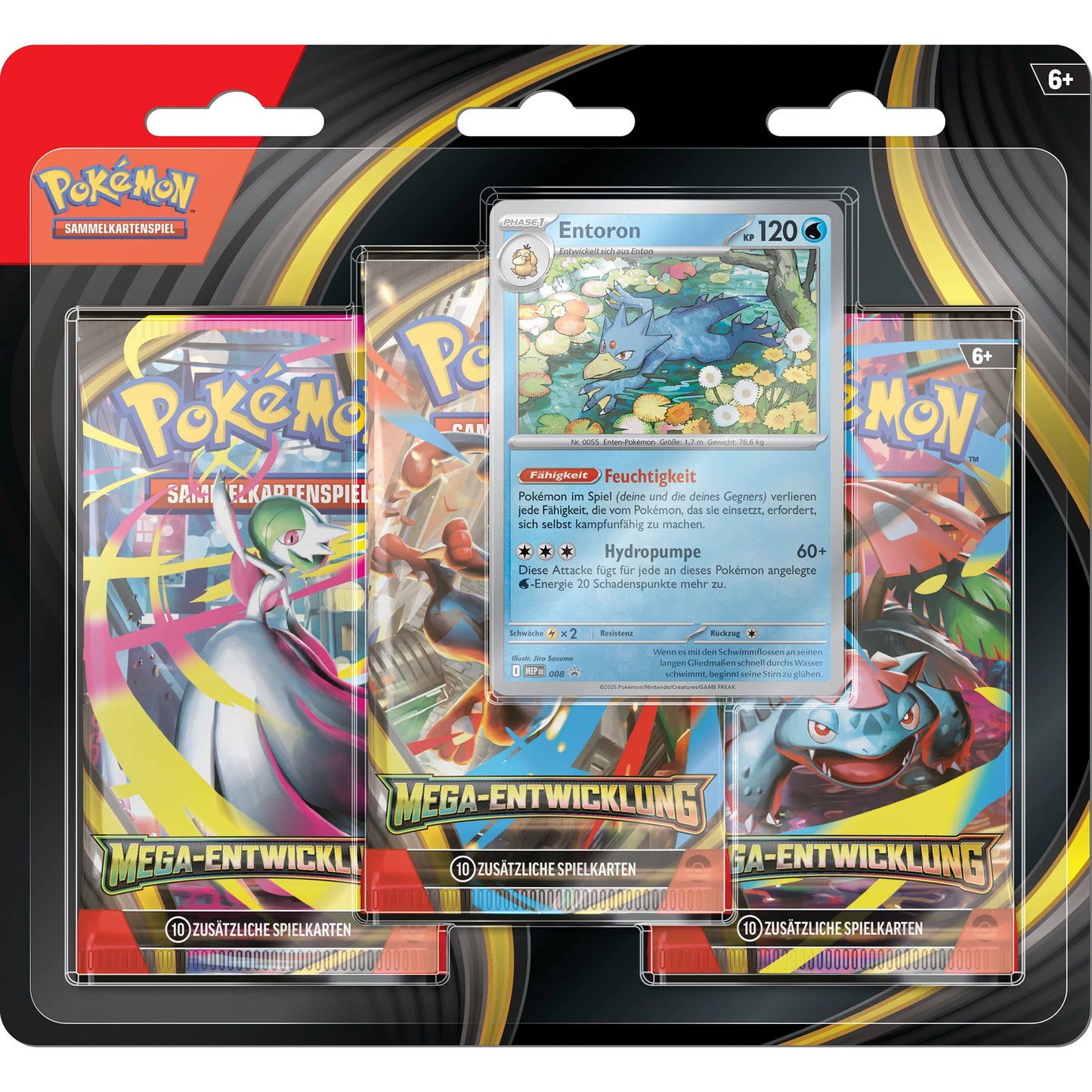 Pokémon Drei-Boosterpack-Blister Mega-Entwicklung - Entoron