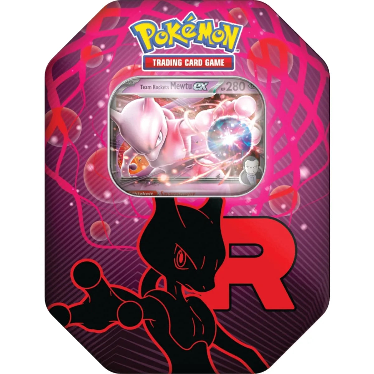 Pokémon Tin-Box – Team Rocket: Mewtu-ex