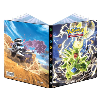 Pokémon Bundle – Tauschalbum + 2 Booster „Gewalten der Zeit“ + Oversize Karte nach Wahl